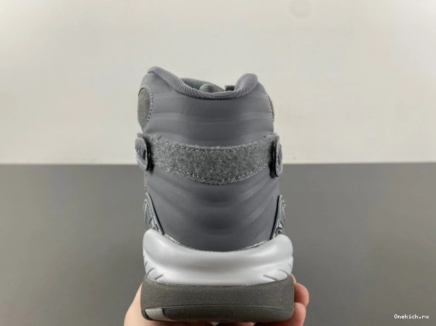 One Kick Retro 8 305381-014 Cool Jordan Grey 0808